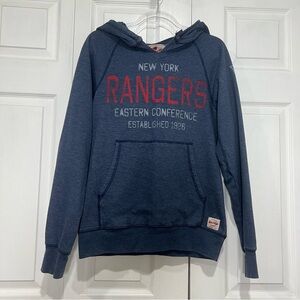 🤎 Sportige Apparel Co. New York Rangers Hooded Sweatshirt Hoodie - Medium